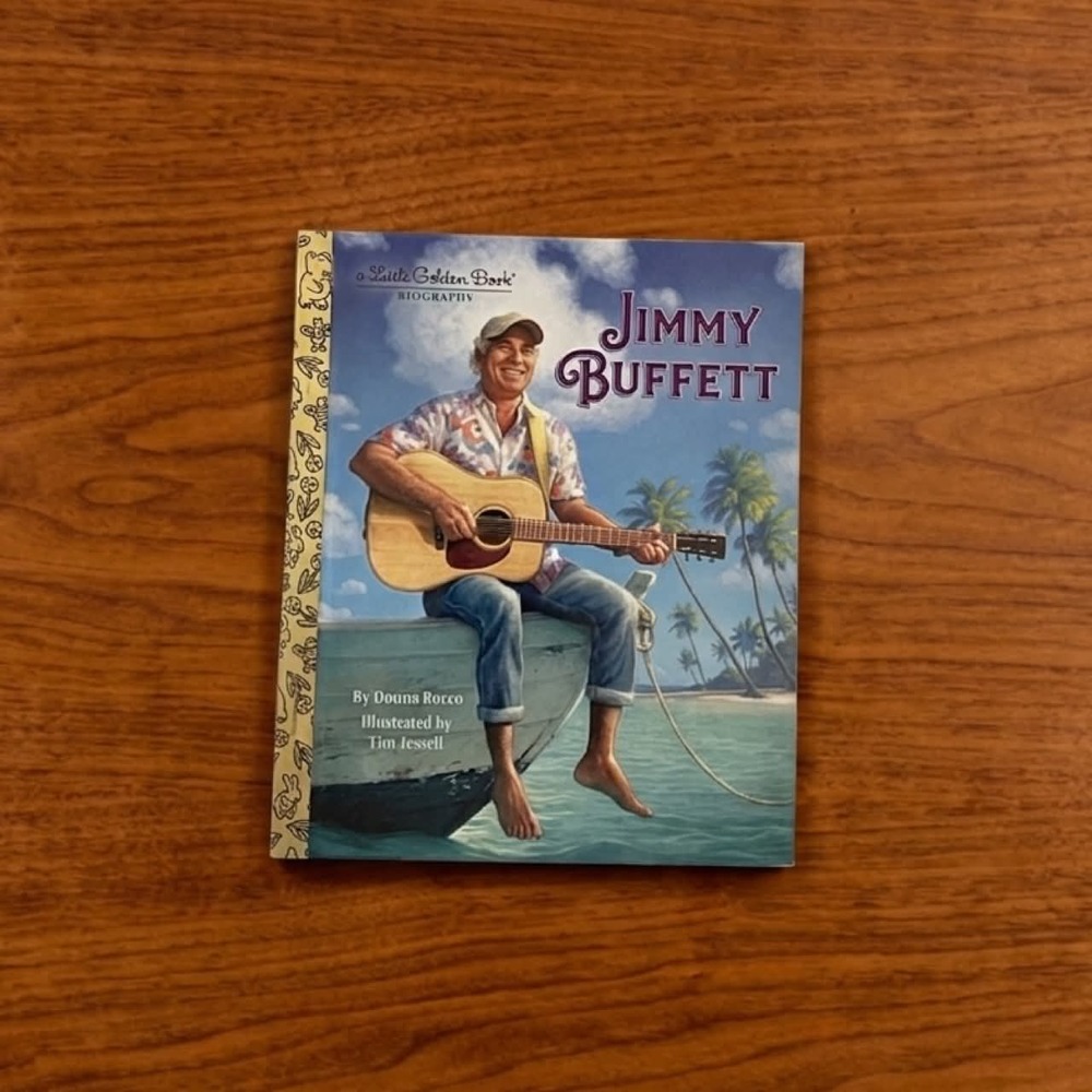 New Hardcover Book Jimmy Buffett: A Little Golden Book Biography Kids Book